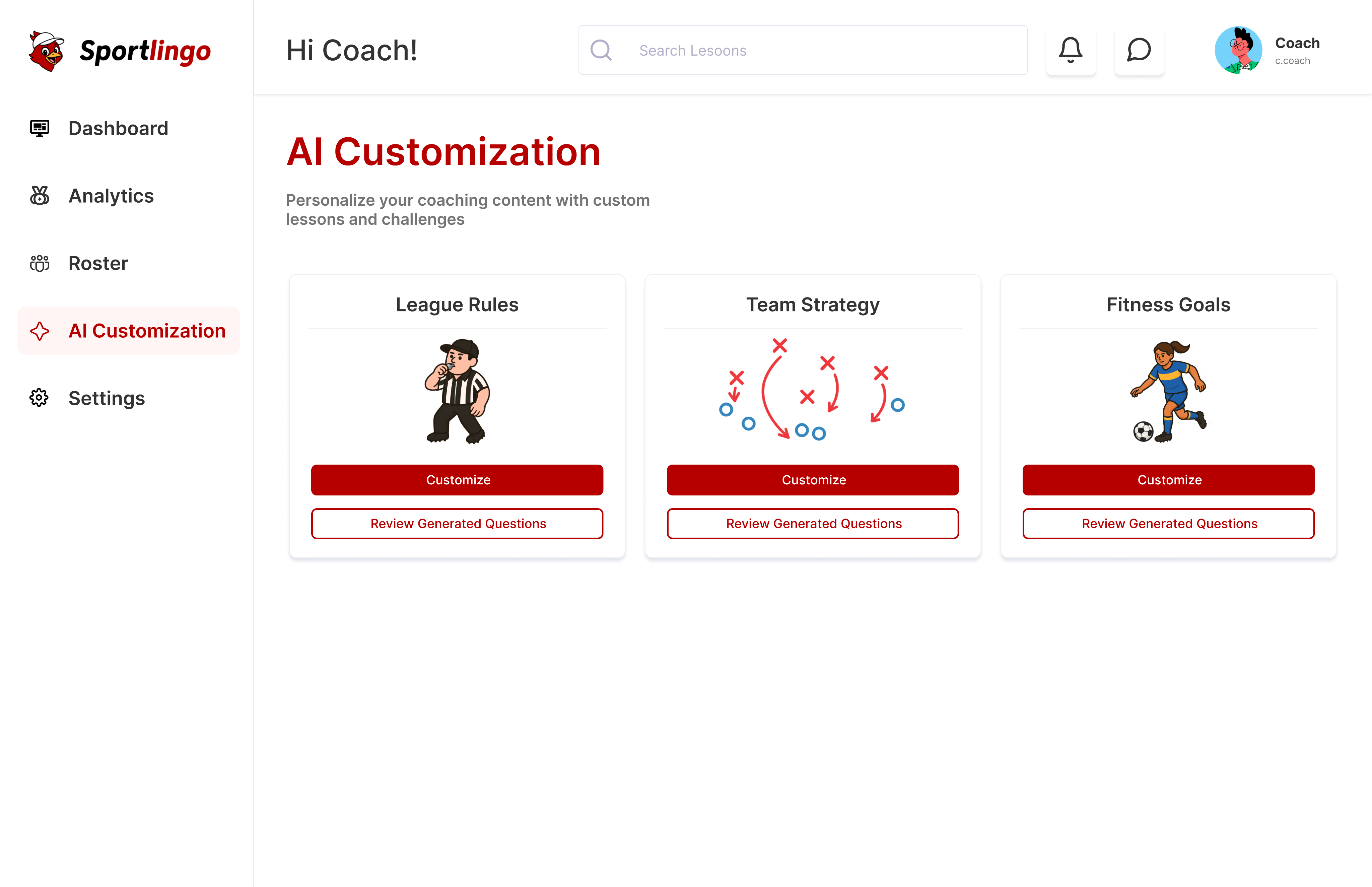 AI Lesson Customization
